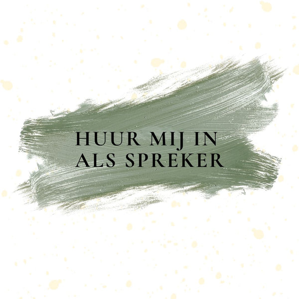 Huur mij in als spreker